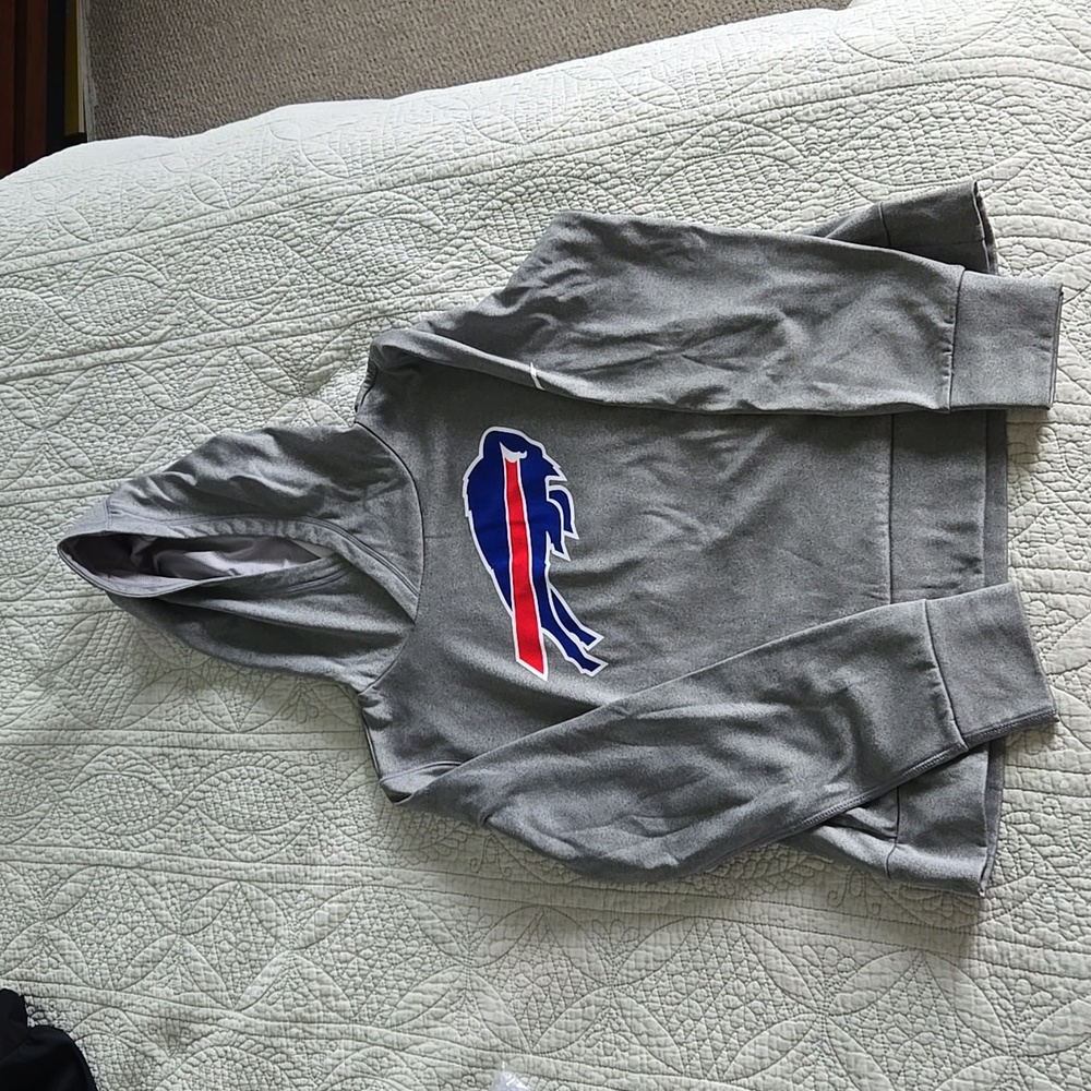 NWT Gray Women's Buffalo Bills Hoodie MEDIUM